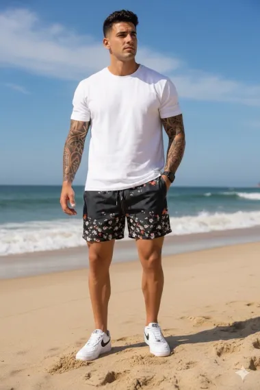 Sort de baie cu imprimeu 12550 I8-6.2